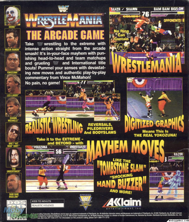 WWF Wrestlemania: The Arcade Game