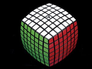 7x7x7 V-Cube (Black)