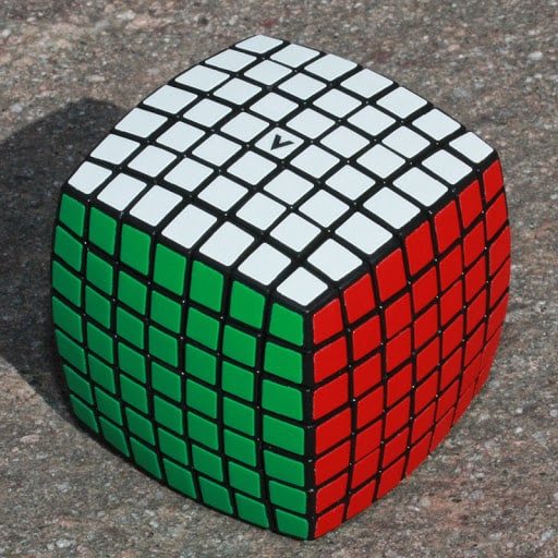 7x7x7 V-Cube (Black)