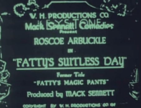 Fatty's Suitless Day (1914)