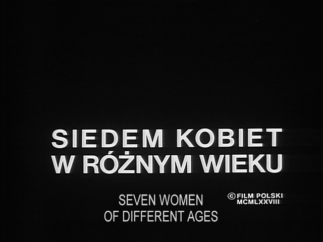 Seven Women of Different Ages