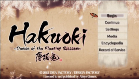 Hakuoki: Demon of the Fleeting Blossom
