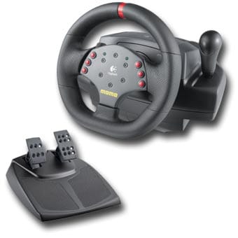 Logitech MOMO Racing Force Feedback Wheel for PC