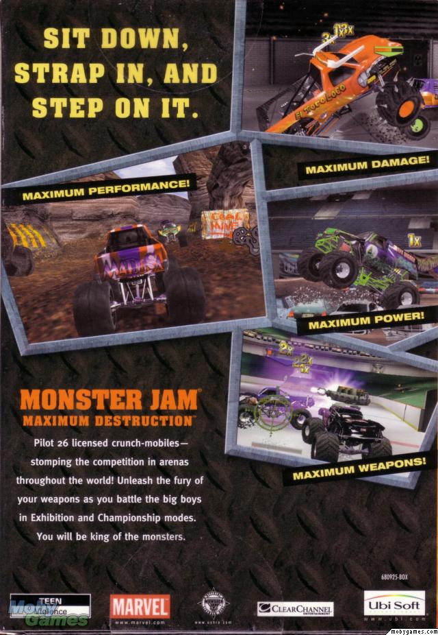 Monster Jam: Maximum Destruction