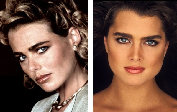 Margaux Hemingway and Brooke Shields