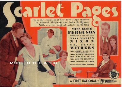 Scarlet Pages                                  (1930)