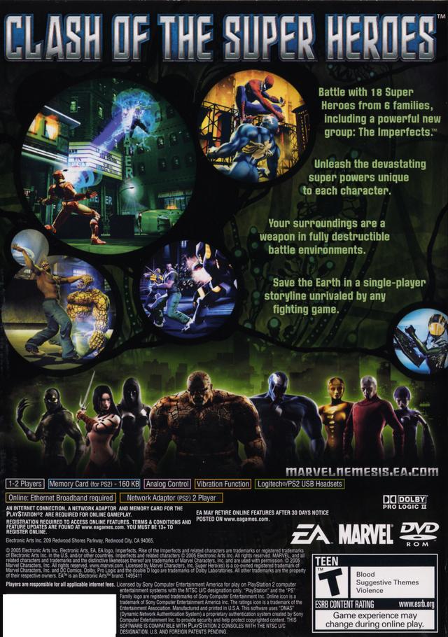 Marvel Nemesis: Rise of the Imperfects