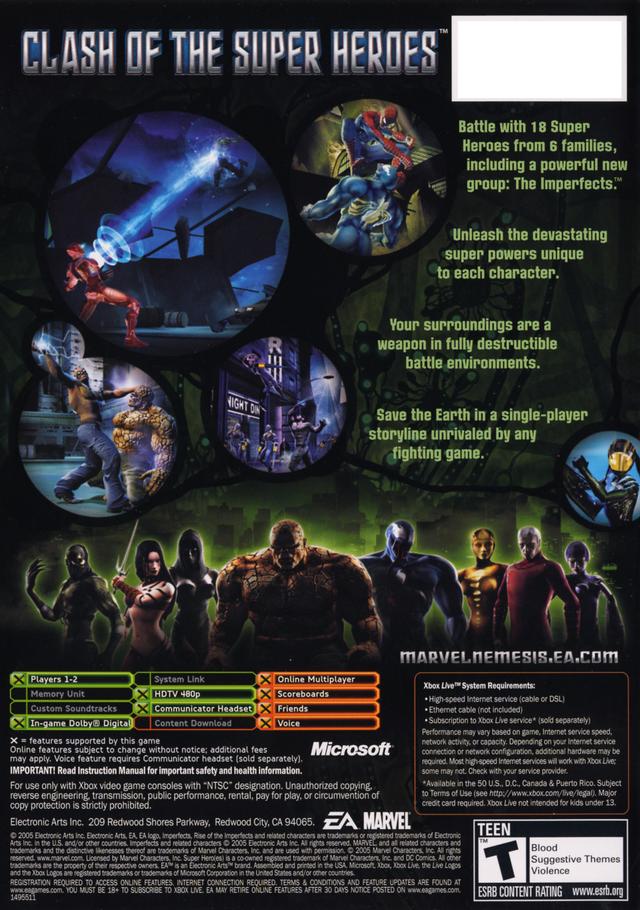 Marvel Nemesis: Rise of the Imperfects