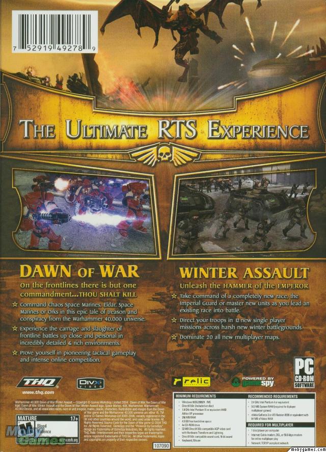 Warhammer 40,000: Dawn of War (Gold Edition)