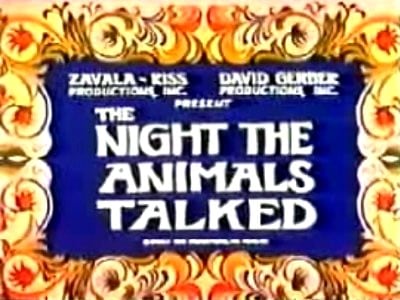 The Night the Animals Talked