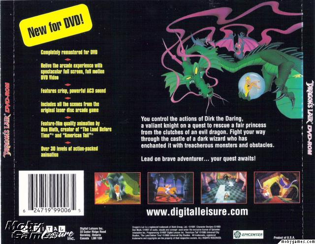 Dragon's Lair Deluxe DVD
