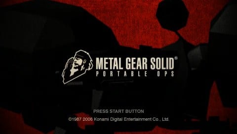 Metal Gear Solid: Portable Ops