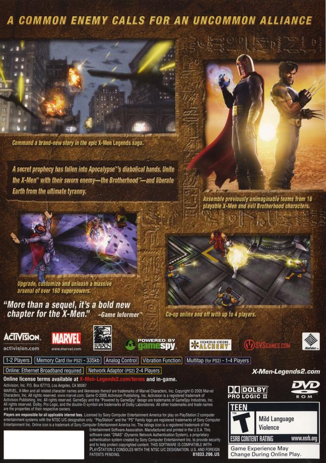 X-Men Legends II: Rise of Apocalypse
