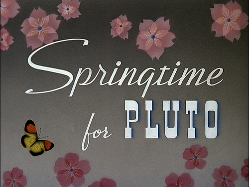 Springtime for Pluto Springtime for Pluto