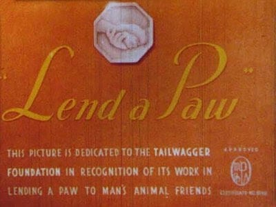 Lend a Paw Lend a Paw