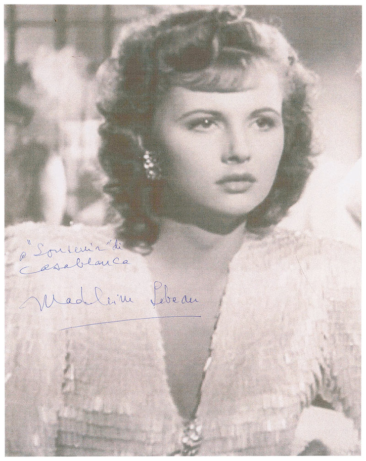 Madeleine LeBeau Madeleine LeBeau