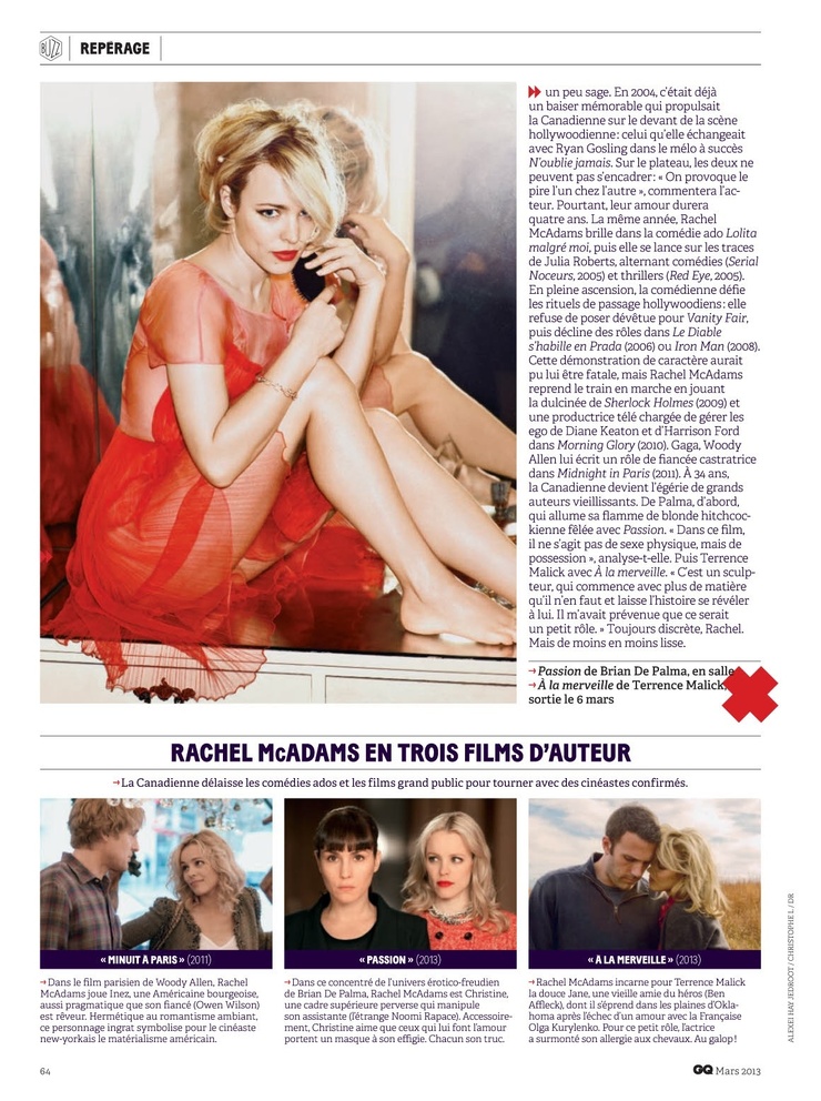 Rachel McAdams Rachel McAdams