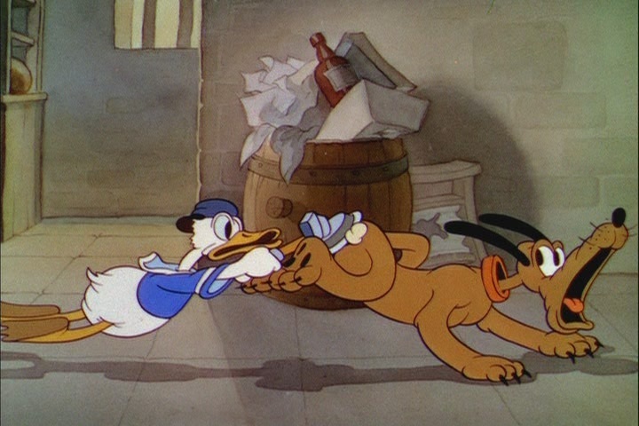 Donald and Pluto Donald and Pluto