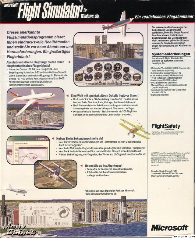 Microsoft Flight Simulator 95