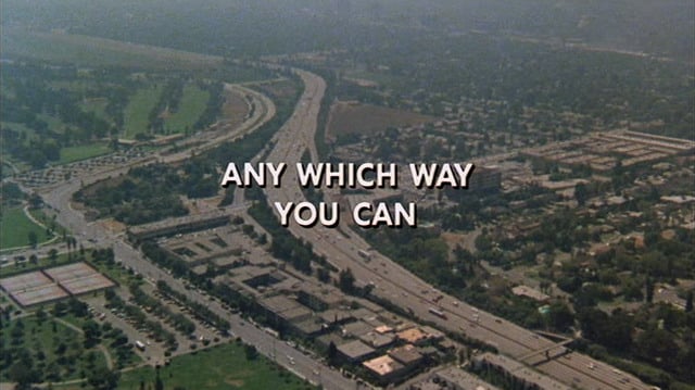 Any Which Way You Can Any Which Way You Can