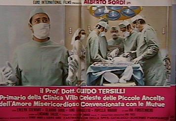 Il Prof. Dott. Guido Tersilli primario della Clinica Villa Celeste convenzionata con le mutue