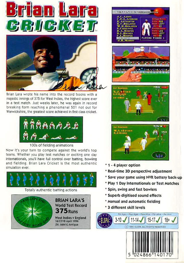 Brian Lara Cricket