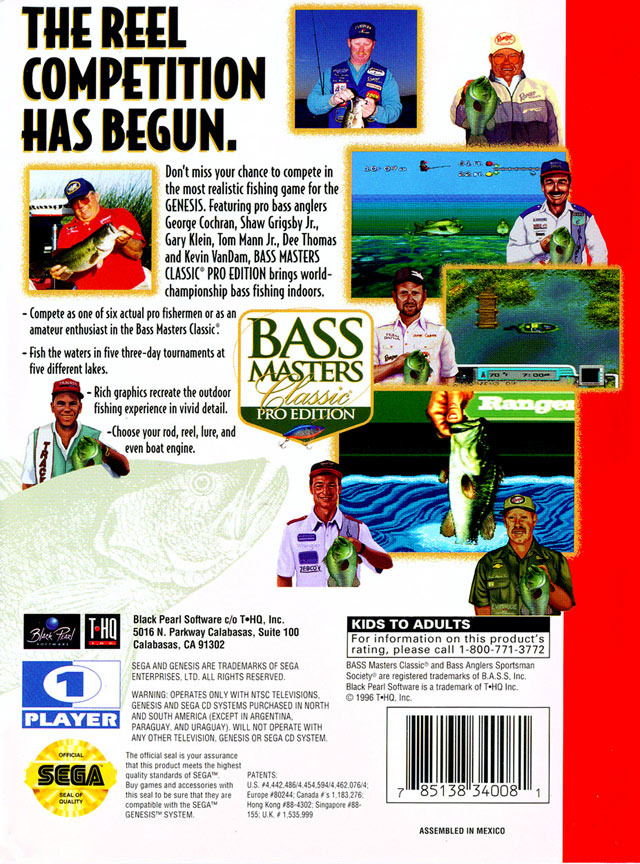 Bass Masters Classic Pro Edition