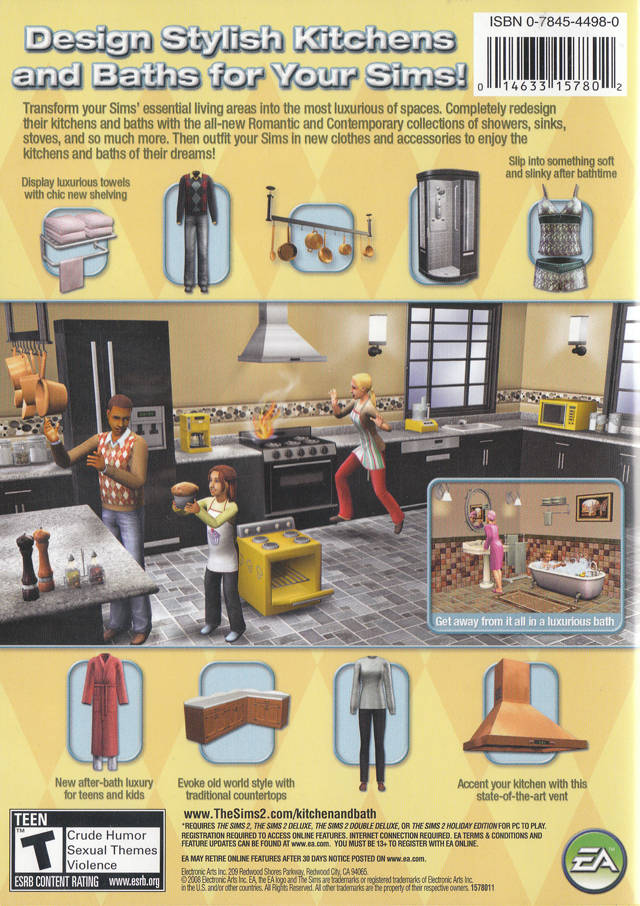 The Sims 2: Kitchen & Bath Interior Design Stuff