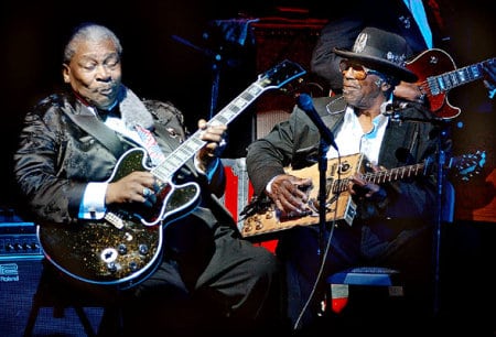 B.B. King and Bo Diddley