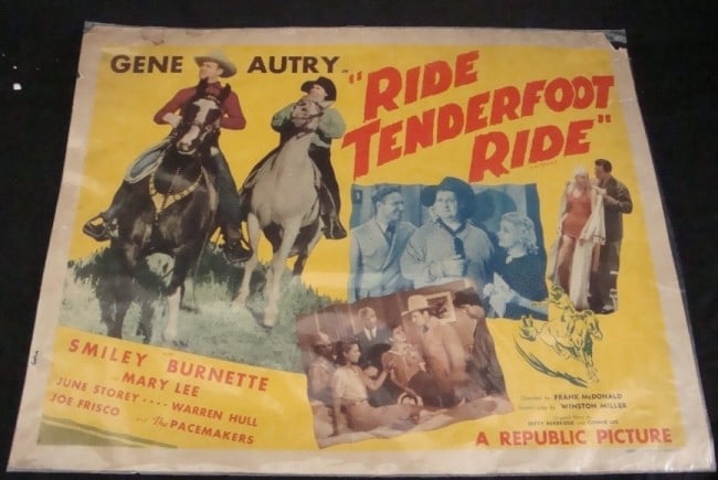 Ride, Tenderfoot, Ride