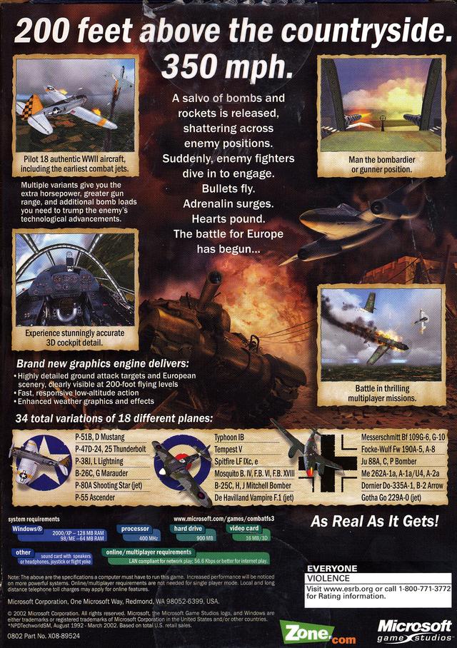 Combat Flight Simulator 3: Battle for Europe