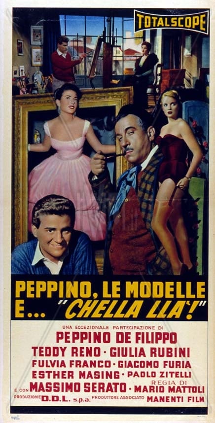 Peppino, le modelle e chella là