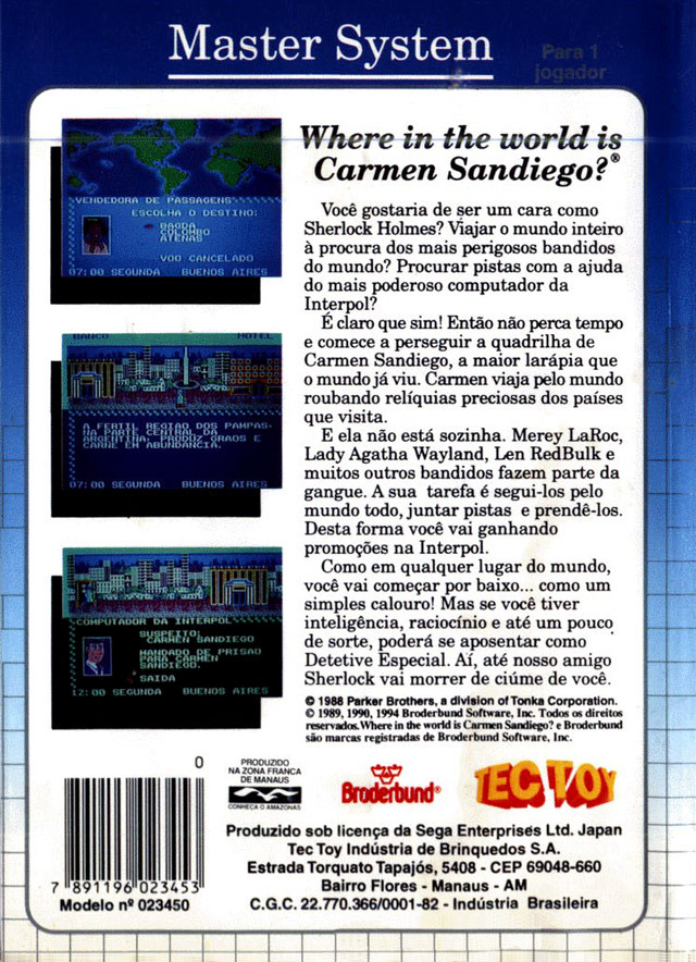 Where in the World is Carmen Sandiego?