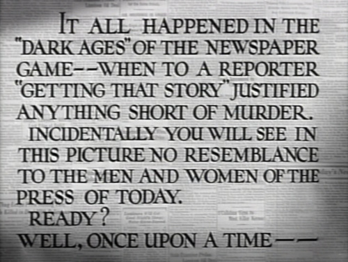 His Girl Friday
