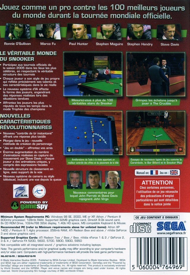 World Snooker Championship 2005 (PC)