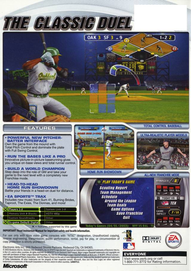 MVP Baseball 2003 (Xbox)