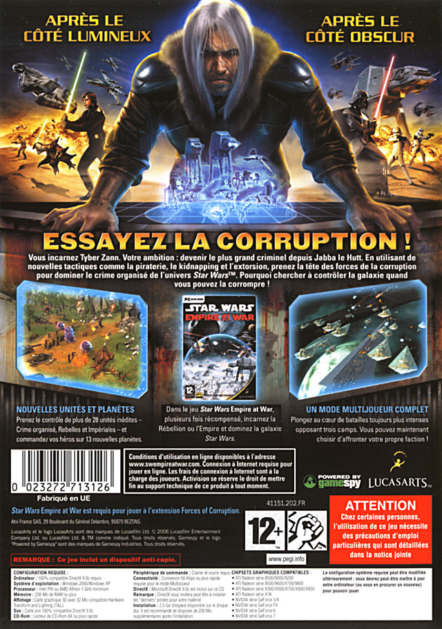Star Wars Empire At War: Forces Of Corruption