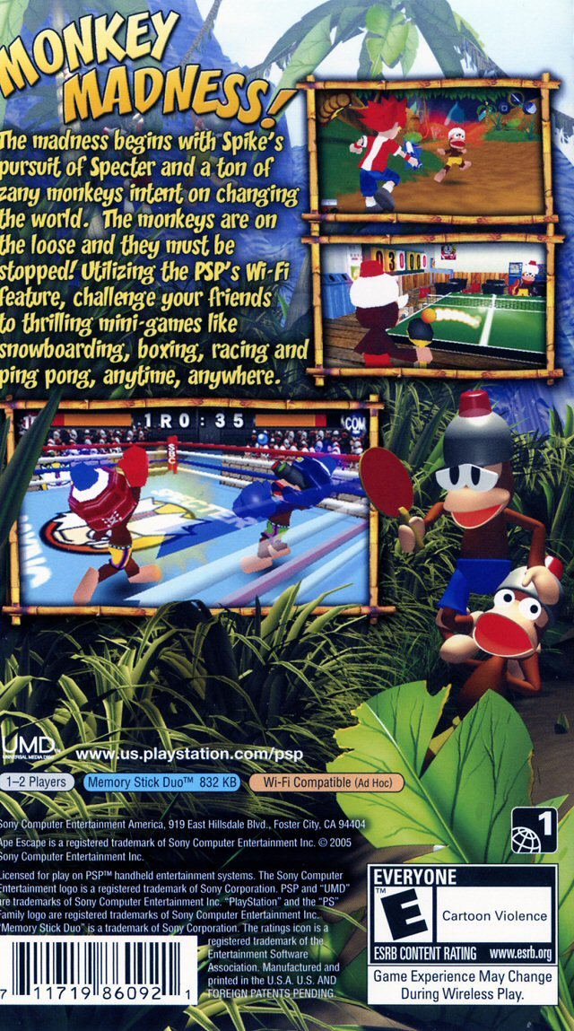 Ape Escape On The Loose (Ape Escape P)