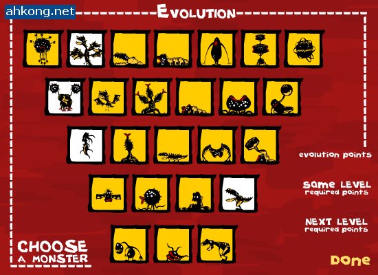 Monster Evolution