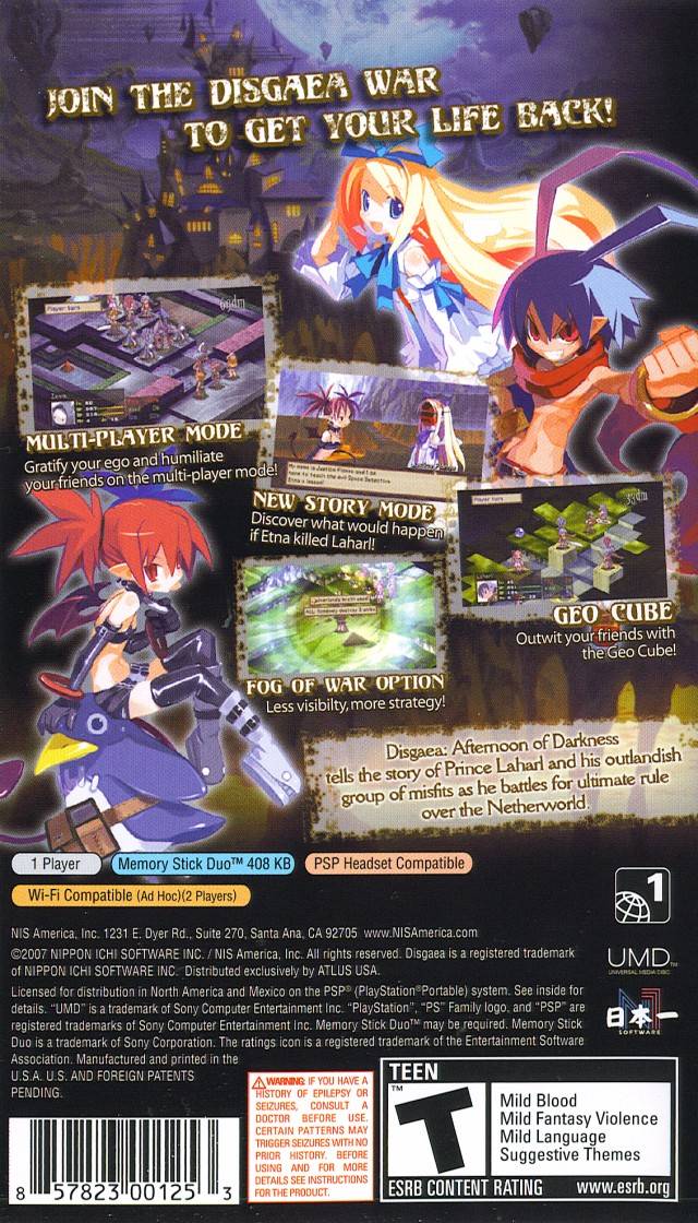 Disgaea: Afternoon of Darkness