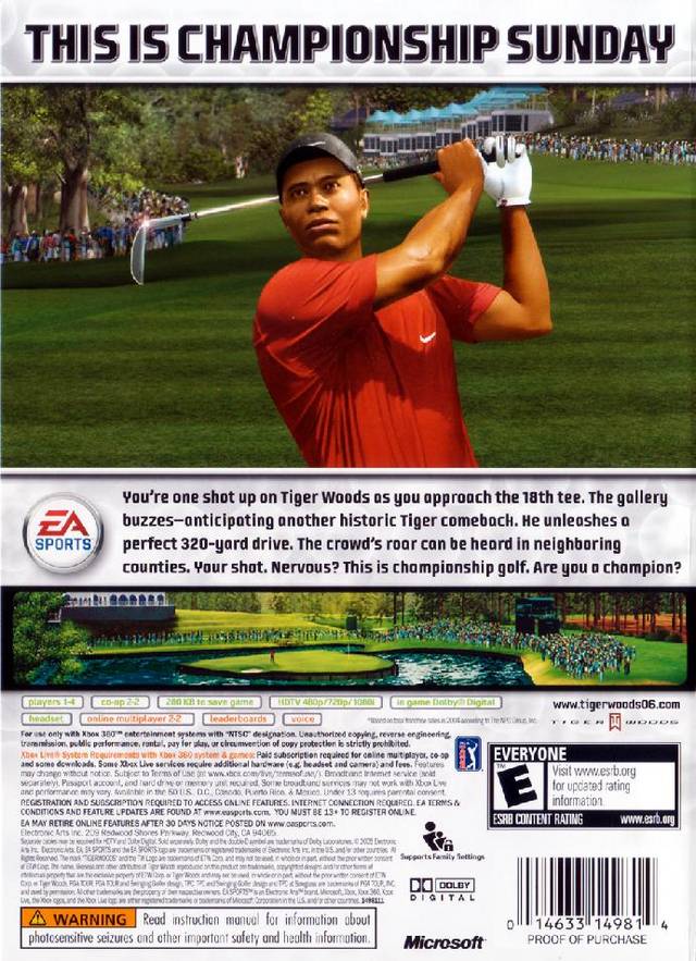 Tiger Woods PGA Tour 06