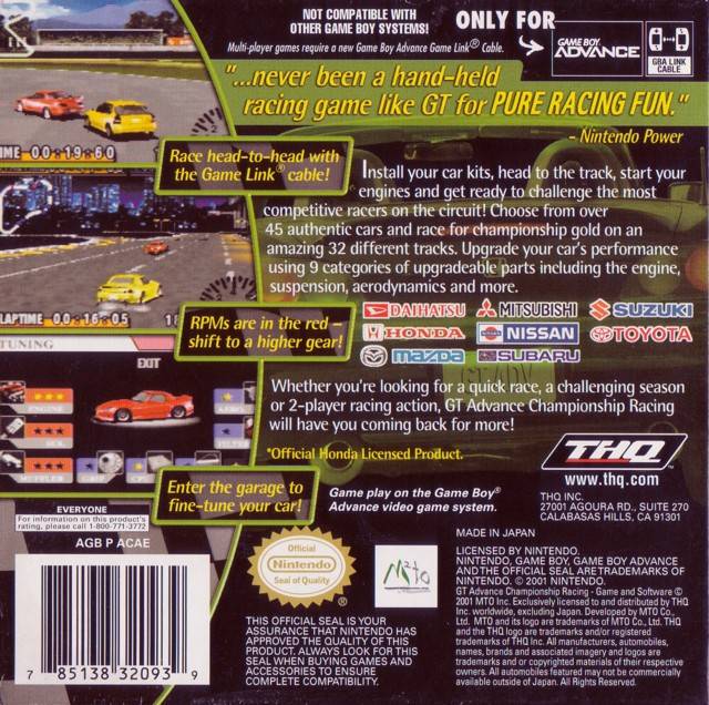 GT Advance - Championship Racing