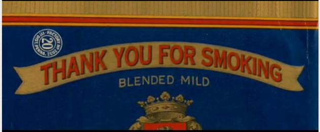 Thank You for Smoking