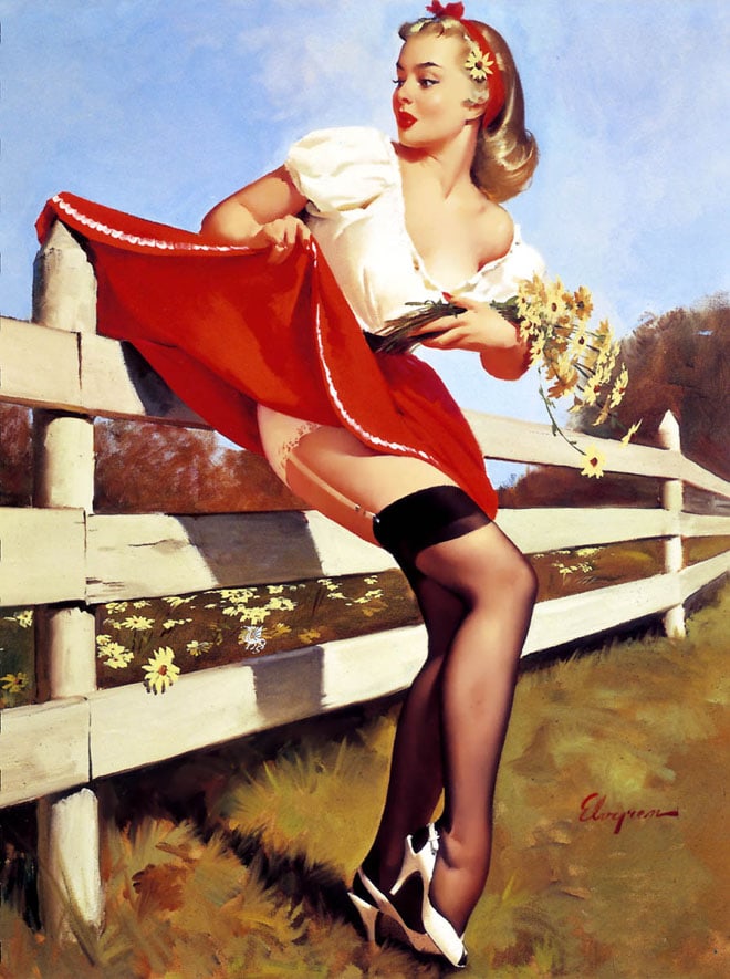 Picture Of Gil Elvgren All His Glamorous American Pin Ups 25th