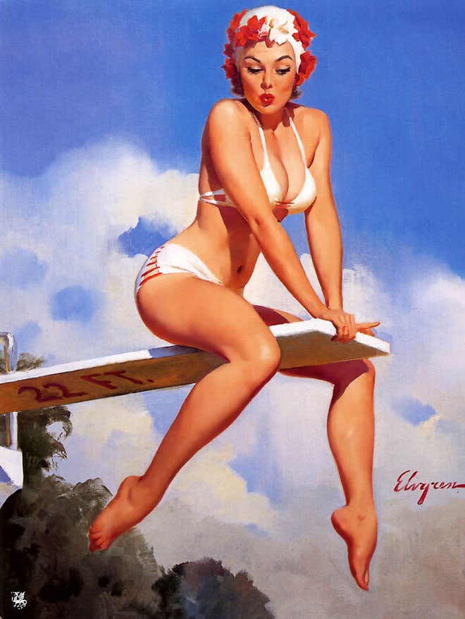 Gil Elvgren All His Glamorous American Pin Ups 25th Anniversary Image