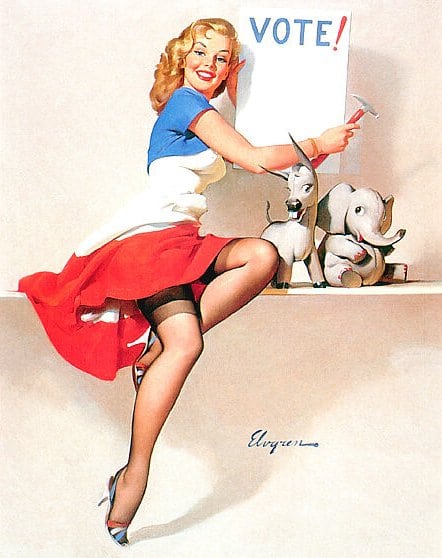 Picture Of Gil Elvgren All His Glamorous American Pin Ups 25th