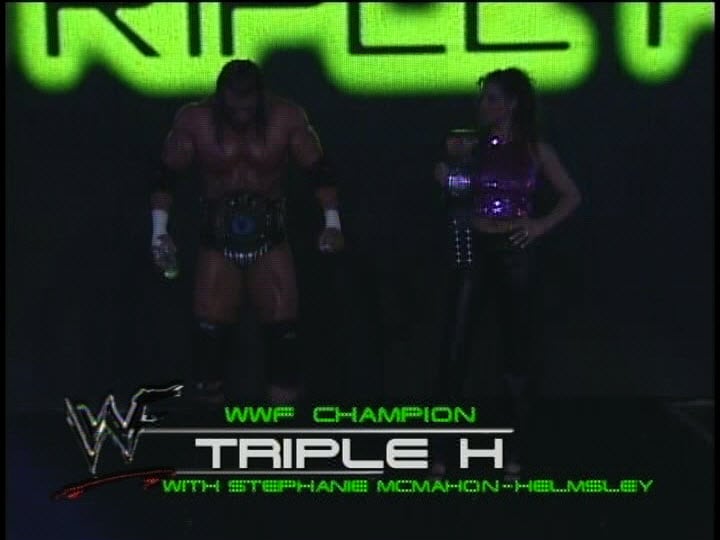 Stephanie Mcmahon Helmsley With Triple H 2000