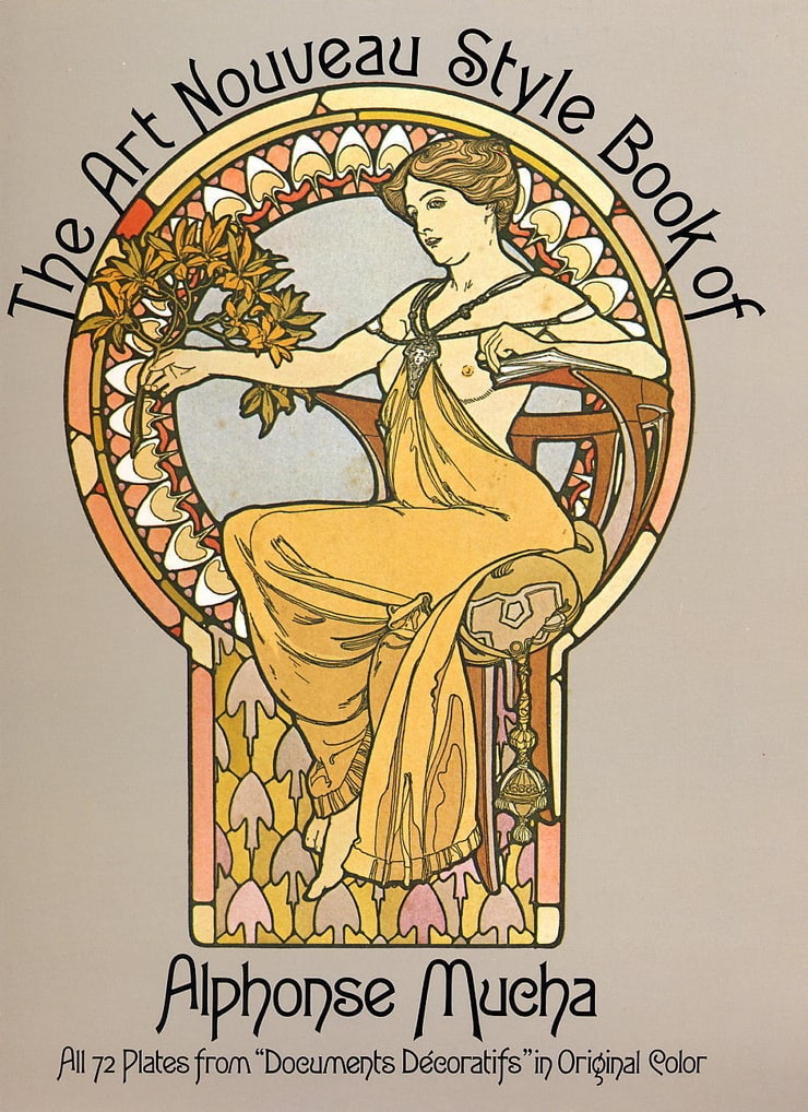 The Art Nouveau Style Book of Alphonse Mucha (Dover Fine Art, History of Art)
