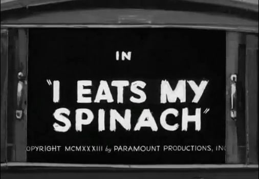 I Eats My Spinach