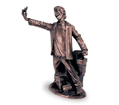 Brodie Bruce Cold Cast Statue
